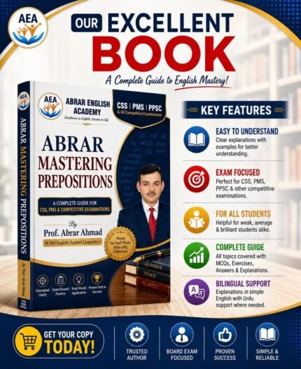 Abrar Mastering Preposition